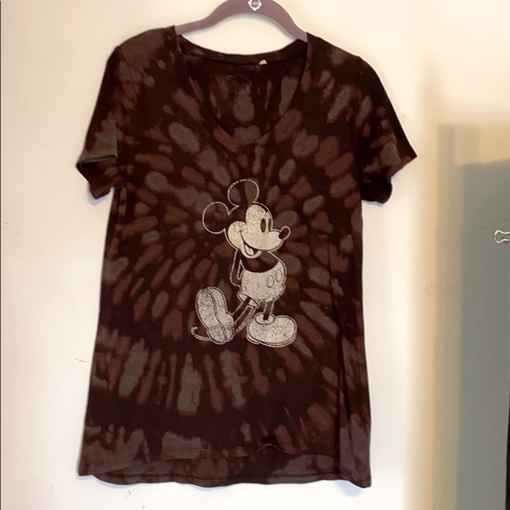 Mickey bleach dyed tee